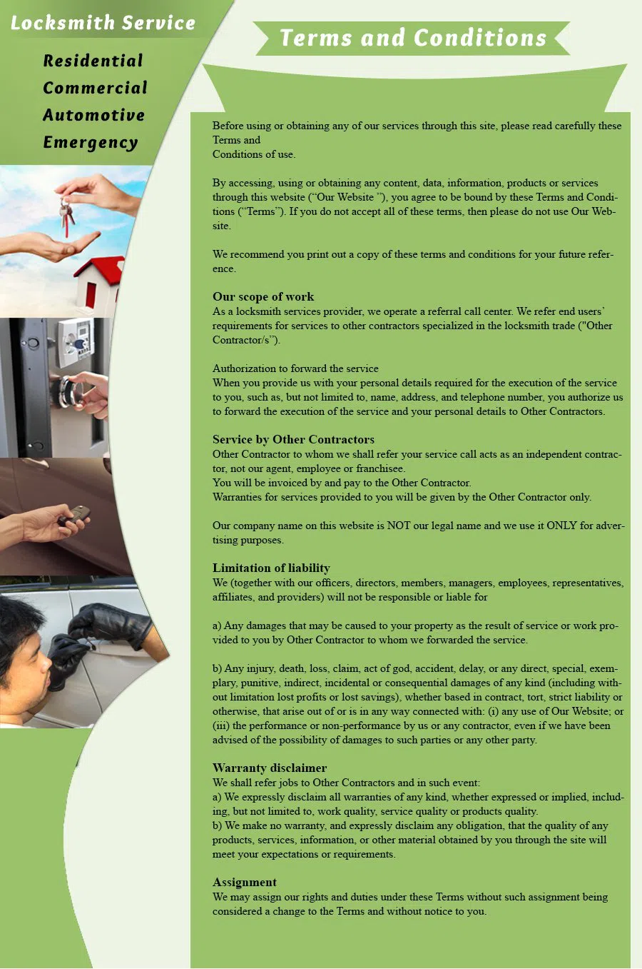 Wynnewood PA Locksmith Store Wynnewood, PA 610-569-0003 - terms-and-condition-c-22